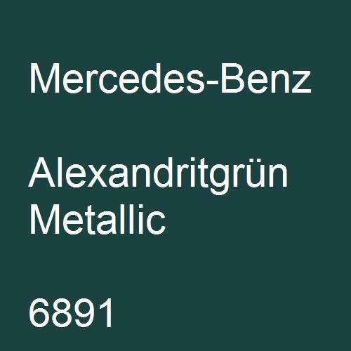 Mercedes-Benz, Alexandritgrün Metallic, 6891.